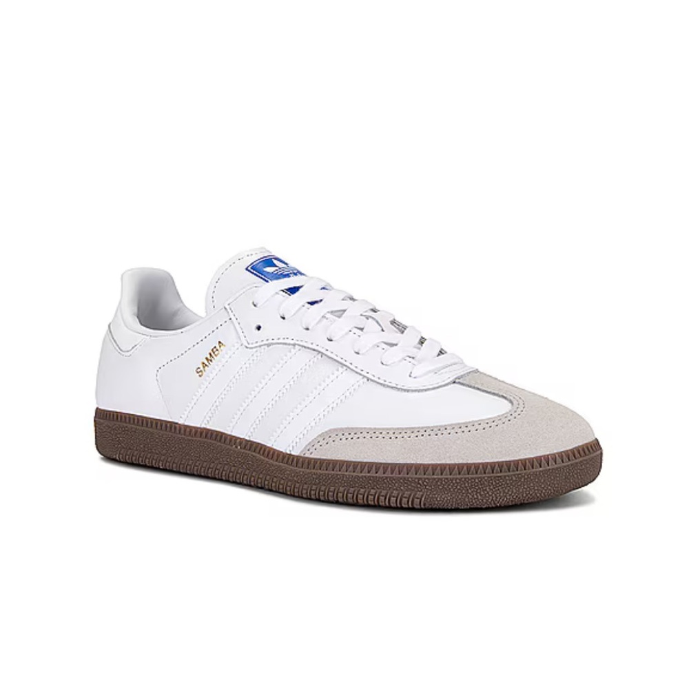 Adidas Samba Og in White, White, & Gum5
